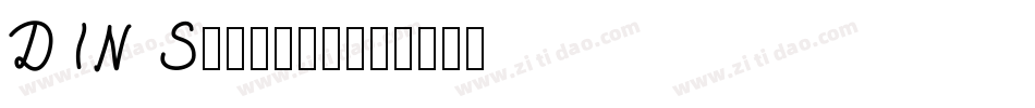 DIN Schrift字体转换